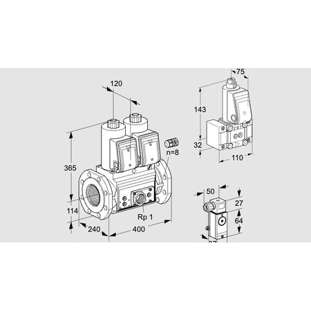 Honeywell Kromschroder VCS9125F05NNAR3E/PPEP/3-B- KS88203538
