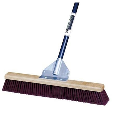 Gourmetgalley 24 in. General Purpose Broom- 60 in. Ergonomic Blue AH GO98329