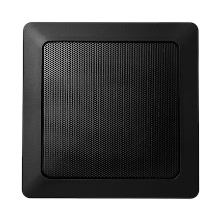 Mr. Steam MusicTherapy 7 in. Speaker in Square Black MSSPEAKERSSQ-BK