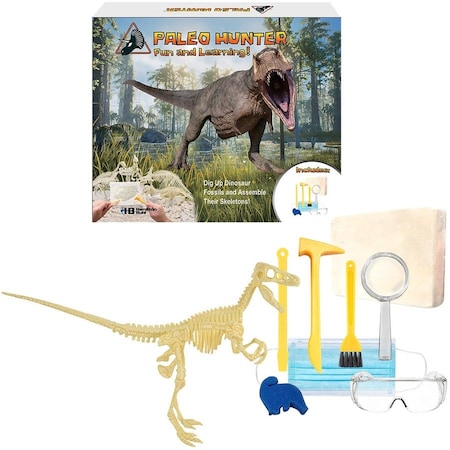 Hamiltonbuhl Paleo Hunter Dig Kit for STEAM Education - Velociraptor Rex PH-VRT