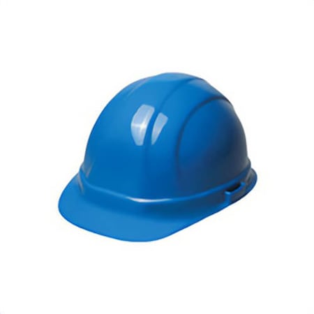 Erb Safety Front Brim Hard Hat, 6-1/2 Fits Mini Hat, 8 Fits Max Hat, HDPE WEL19956BL