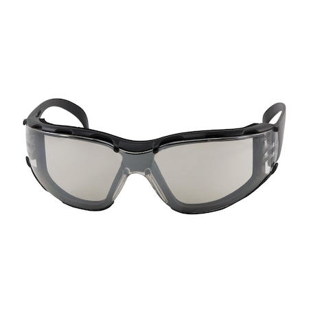 Bouton Optical Rimless Safety Glasses w/Black Temple, I/O Lens, Foam Padding and Anti-Scratch/Anti-Fog Coating 250-01-F022