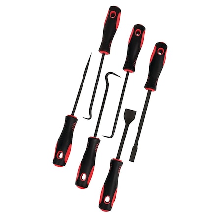 Performance Tool 6 pc. Hook & Pick Set, Double-Injection Handles, Fuse Removal W947