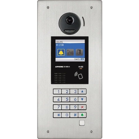 Aiphone Video Entry Station, 5-7/8"W x 12-55/64"H GT-DMB-N