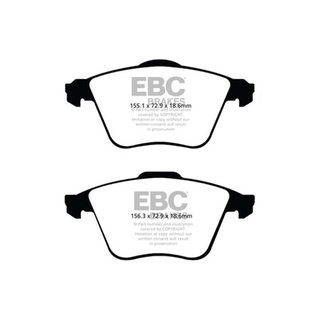 Backseat Yellowstuff Front Brake Pads for 2007-2013 Mazda 3 2.3L Turbo BA3878400