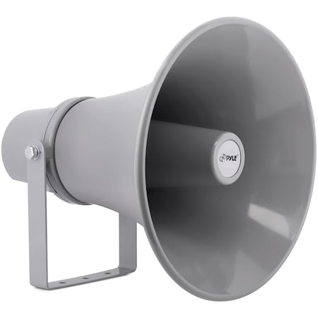 Pyle PyleIndoor Outdoor PA Horn Speaker-11 Inch, 30W Power, Loud Megaphone, 400Hz-5KHz Frequency PHSP121T