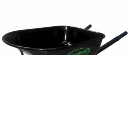 Parche 6 cu. ft. Pro Wheelbarrow with Professional Duty 20 Gauge Steel Bed PA3864808