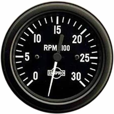 PETERBILT 379 YEAR 1999 3.375IN ELECTRIC TACHOMETER 0-3000 RPM W BLACK BEZEL Heavy Duty Replacement
