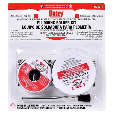 Oatey H-20-5 Series Professional Grade Flux Solder Kit 50691