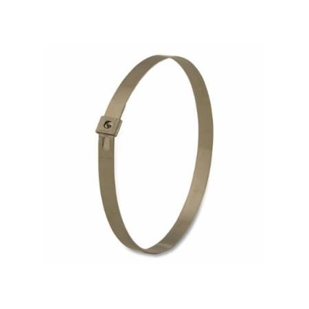 Band-It 1/4 inX10 in SMOOTH I. D.TIE-LOCK TIE 304 STNLS STEEL, 100PK 080-AS2119