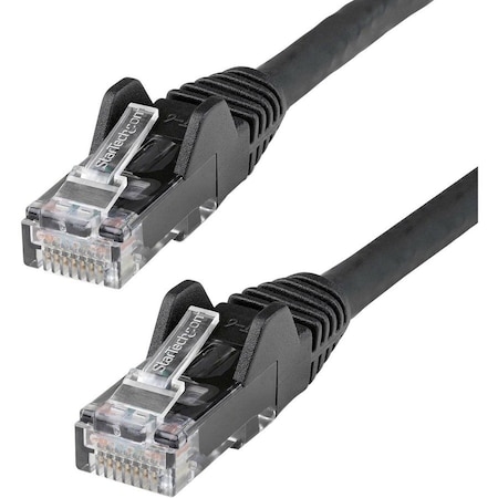 Startech.Com 30ft CAT6 Ethernet Cable Black 100W PoE N6PATCH30BK