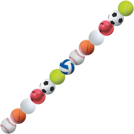 Hygloss Products Sports Balls Border, 36 Feet/Pack, PK6 33616