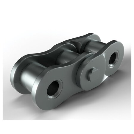 Hkk Chain British Standard Double Pitch Offset Link, #05B chain, 0.315 P, 0.091 Dia Pin BS05BRHL1