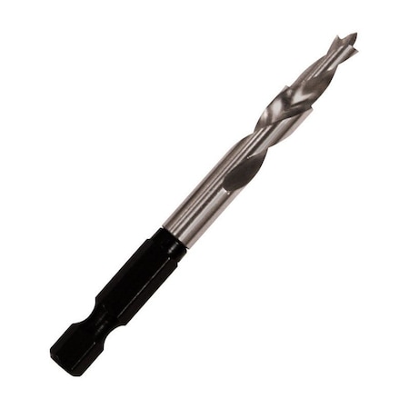 Kreg Shelf Pin Jig 5 mm X 6 in. L Steel Drill Bit Hex Shank 1 pc KMA3215