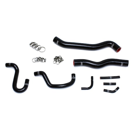 Hps Performance High Temp Reinforced Silicone Radiator and Heater Coolant Hose Kit, Black,  57-1518-BLK