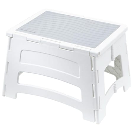 Swivel RM-PL1W 1 Step Plastic Folding Stool SW29983