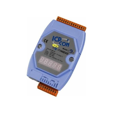 Icp Das Embedded controller with 7-segment display, developing tool kit, 512K bytes flas I-7188EXD