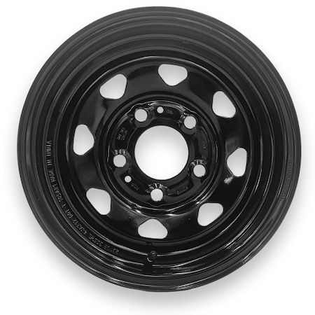 Steel Master 12X4 5 On 4.5 Black Boxed Wheels 600550BLK
