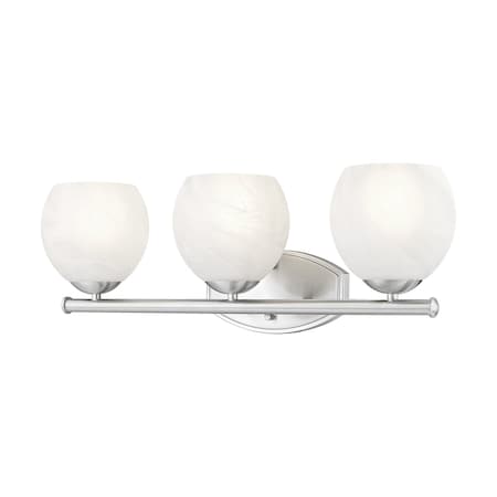 Z-Lite Colette Brushed Nickel 3 Light Vanity 1963-3V-BN