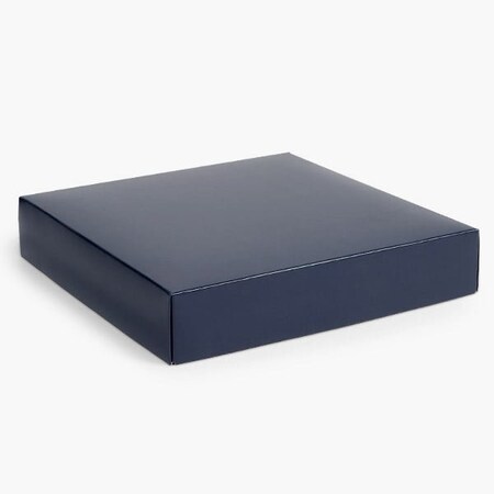 Nashville Wraps Matte Navy Blue Box Lid, 10x10x2, 25PK GBL10NB