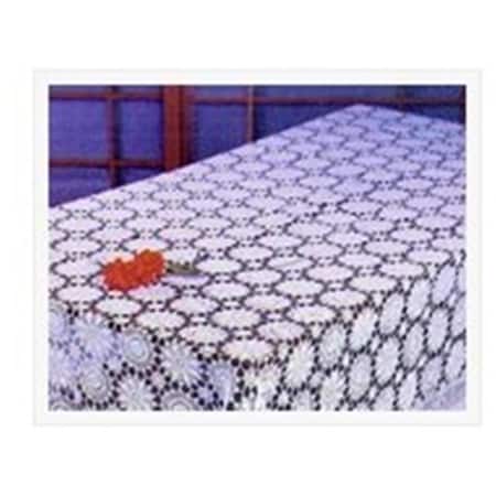 Shefu Products Gorgeous Handmade Beaded Sheer Unique Design 36x36in. Tablecloth SH3027622