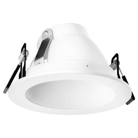 Elco Lighting Pex 4in Canless Round Adjustable Pinhole, Frosted Lens, White EKCL4122W