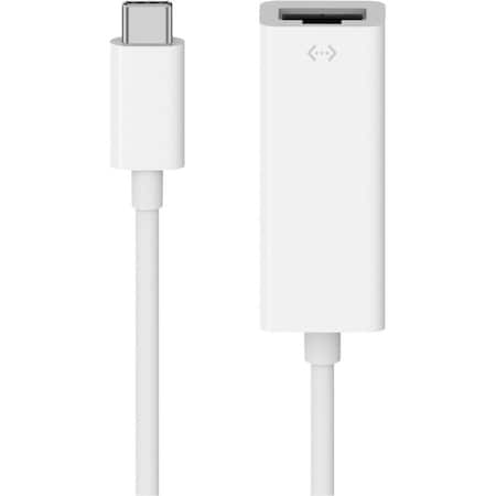 Belkin ADAPTER, USB-C TO GIGABIT ETHERNET, WHT F2CU040DSWHTAPL