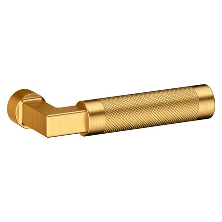 Baldwin Baldwin Right Hand Single L030 Knurled Lever Less Rose Lifetime Satin Brass Finish L030044RMR