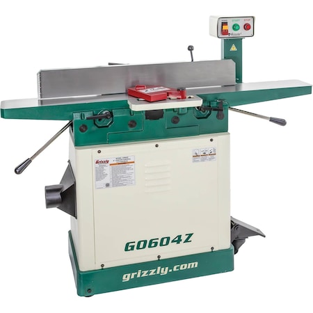 Grizzly 6" Jointer with Spiral Cutterhead G0604Z