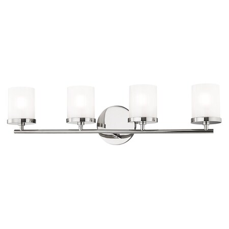 Mitzi Ryan 4 Light Bath And Vanity 24.5 In. Polished Nickel H239304-PN