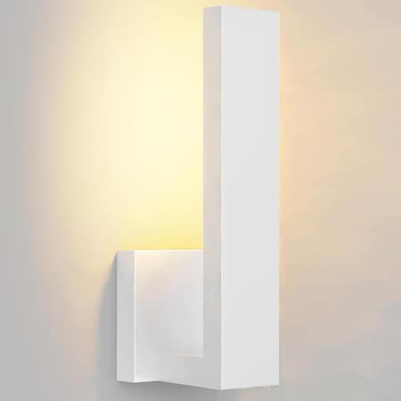 Leeki Outdoor Wall Light L Shape Lamp, White LKI-1064