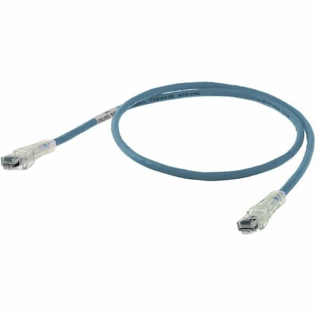 Hubbell Premise Wiring Patch Cord, Speed Gain, Cat6, Slim, Blue, 3' HC6B03