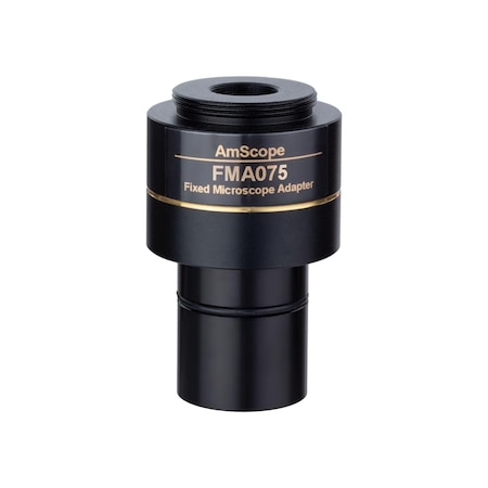 Amscope 0.75X C-mount Relay Lens for Microscope Cameras RU075