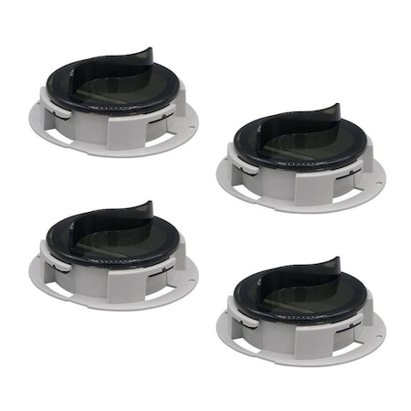 Mytee Products Acrylic Document Holder - Round, 4PK DH-Rx4