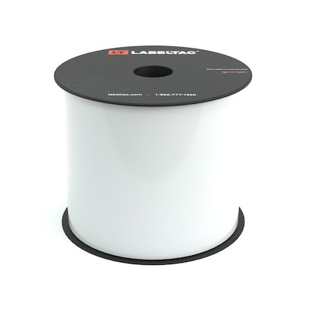 Labeltac LabelTac 4 and Pro Model High Performance 10-Year Vinyl Supply 4in x 150ft, White LT402HP