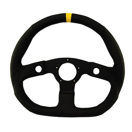 Grant 630 13.75 in. Performance GT D - Shaped Steering Wheel - Black GRT630