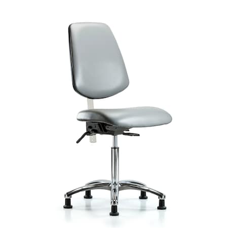 Blue Ridge Ergonomics Vinyl Clean Room Chair BR-NCR-VMBCH-MB-CR-T0-A0-NF-RG-8840