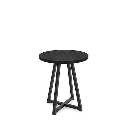 Econoco Display Table, Blk, 21-1/2" H, 18-1/2" W APRTSMAB