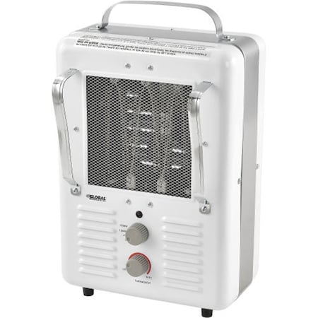 Cromo Portable Electric Heater Milkhouse 1500W Steel CR3516735