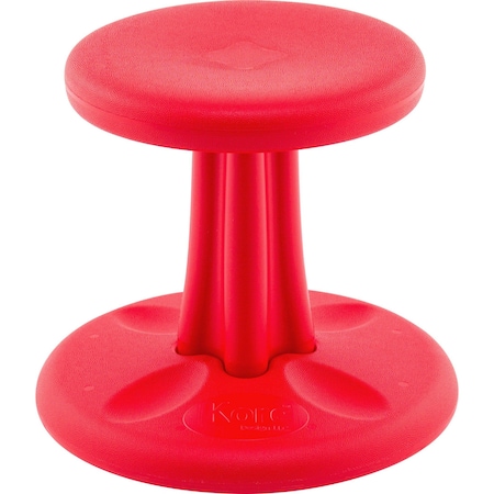 Kore Design Pre-School Wobble Chair for Schools, Classrooms, 12in tall, Active Seating, Red 803877