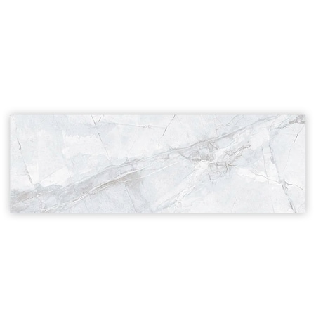 Apollo Tile 16x48 in. Matte Light Grey and White Ceramic Wall and Floor Tile 15.5 sq ft/case, 3PK COS88WHT1648
