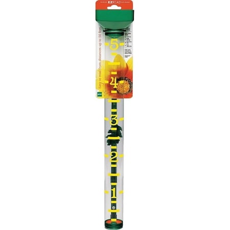 Ezread Rain Gauge, 5 in, Yellow 820-1002