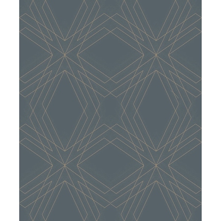A-Street Prints Relativity Charcoal Geometric Wallpaper 2908-87107
