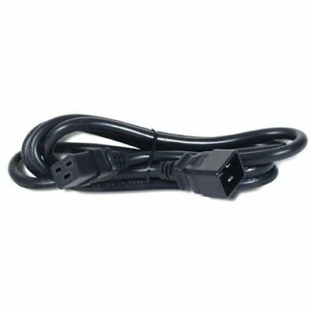 Apc Power Cord, IEC 320 C20, SJT, 6.5 ft., 16A, 12/3 AP9877