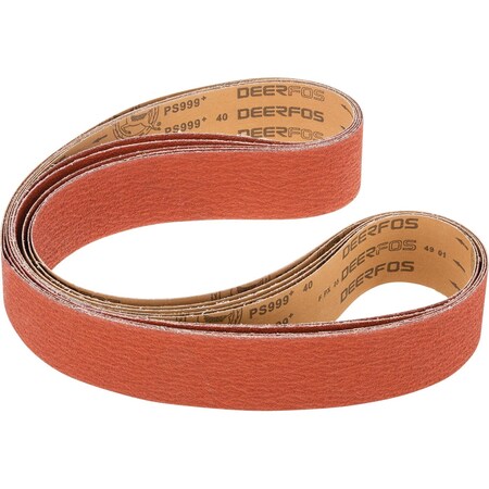 Grizzly 3" x 79" Ceramic Sanding Belt 40 grit, 5PK T31803