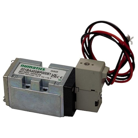 Numatics Solenoid Air Con Valve, Four-Way, 150 psi 031BA400MP00061