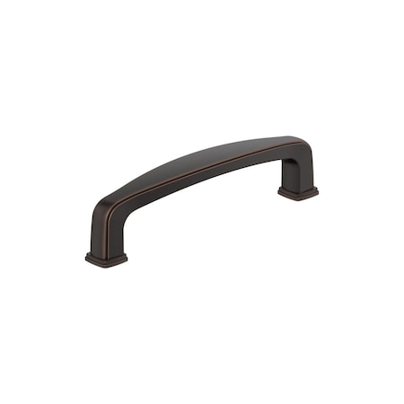 Amerock Franklin 3-3/4 inch (96mm) Center-to-Center Oil-Rubbed Bronze Cabinet Pull, 25PK 25VMP37051ORB