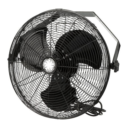 Tpi Outdoor Fan 120V 24" 6000CFM, Ceiling, Wall Mount, 24 in Blade Dia, 120V AC, Non-Oscillating U24TEHD