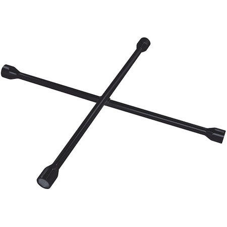 Performance Tool 25 in. 4-Way Truck Lug Wrench, Black Powder Coated, Drop Forged Steel W11