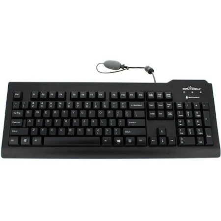 Sealshield Silver Seal Medical Grade Keyboard - Dishwasher Safe & Antimicrobial SSKSV208PL